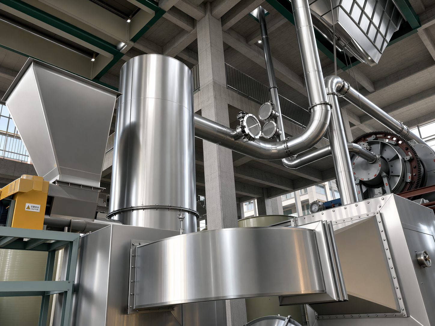 Rotary flash dryer