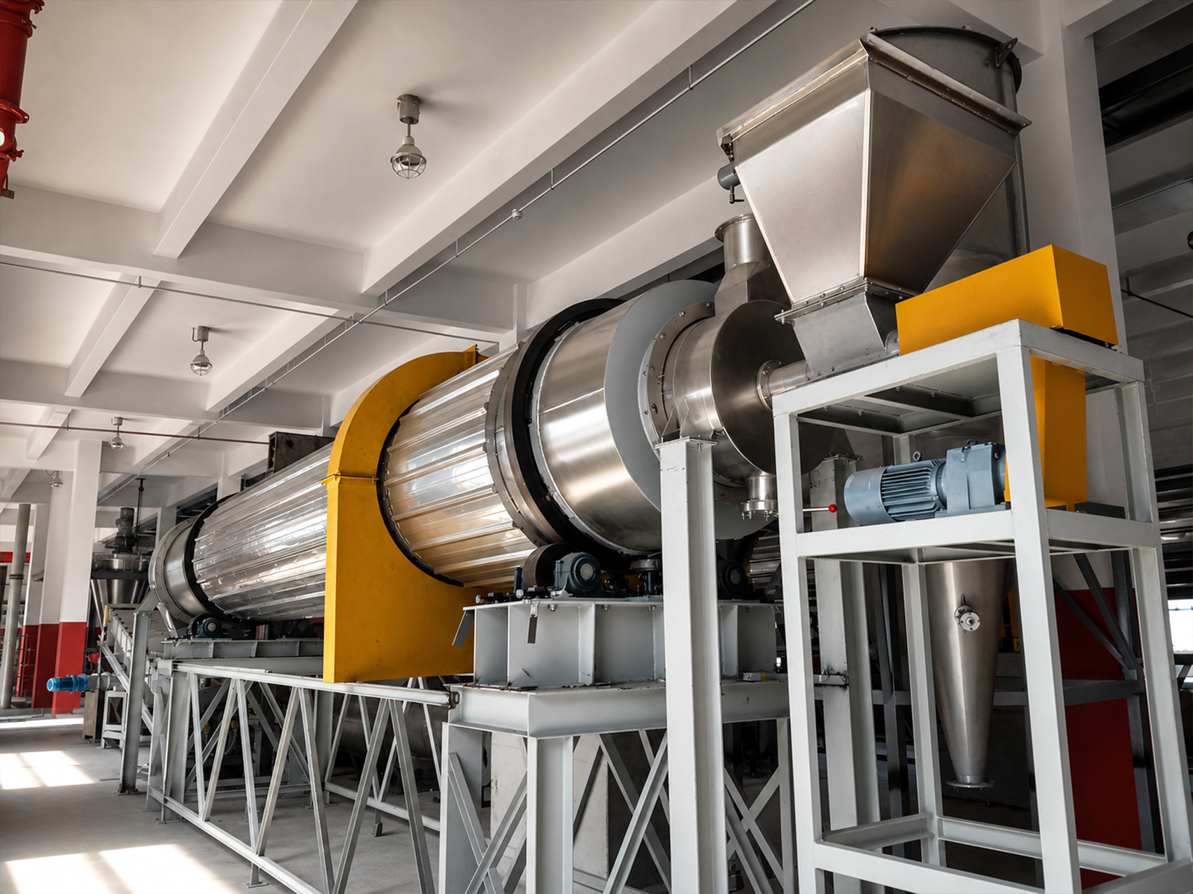 Rotary drum dryer