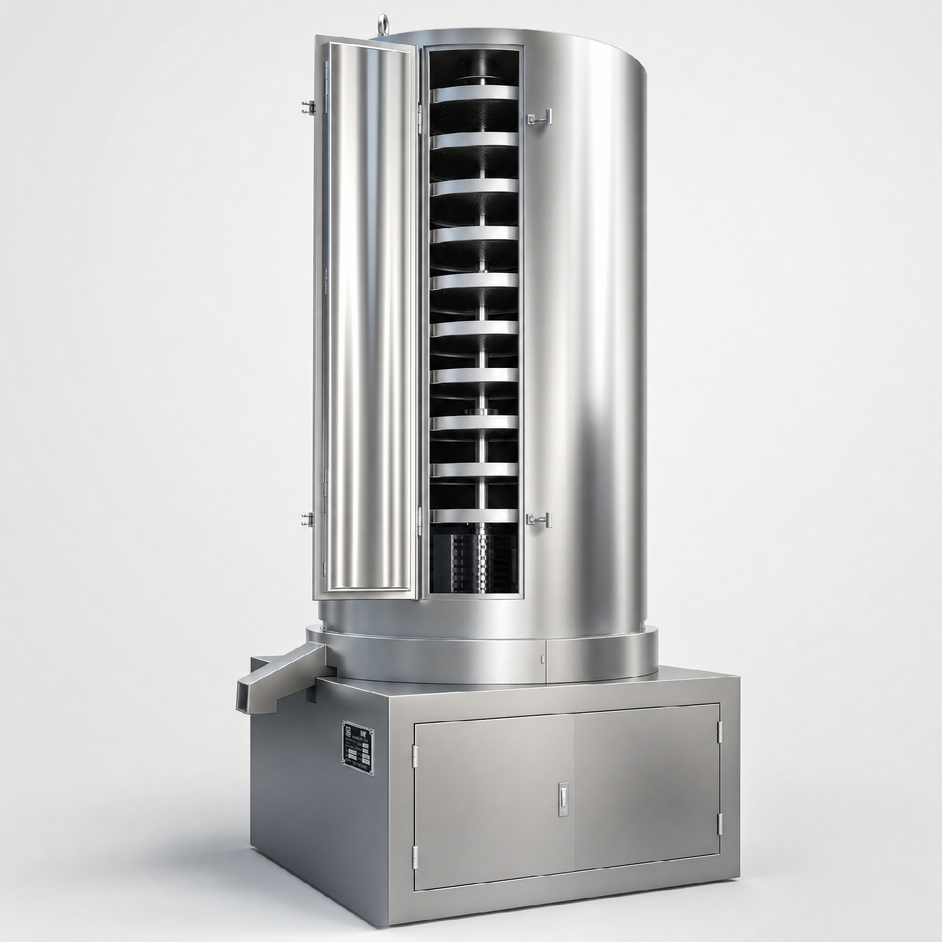 Spiral vibration dryer