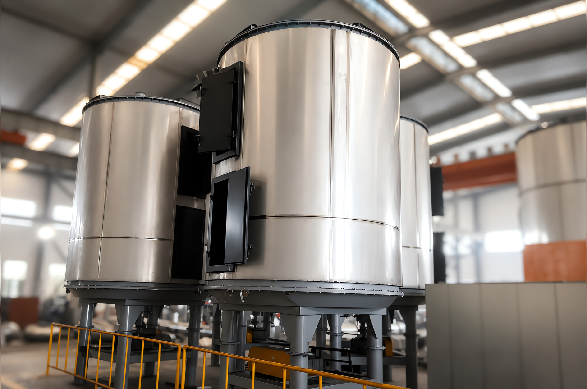 Vertical disc dryer