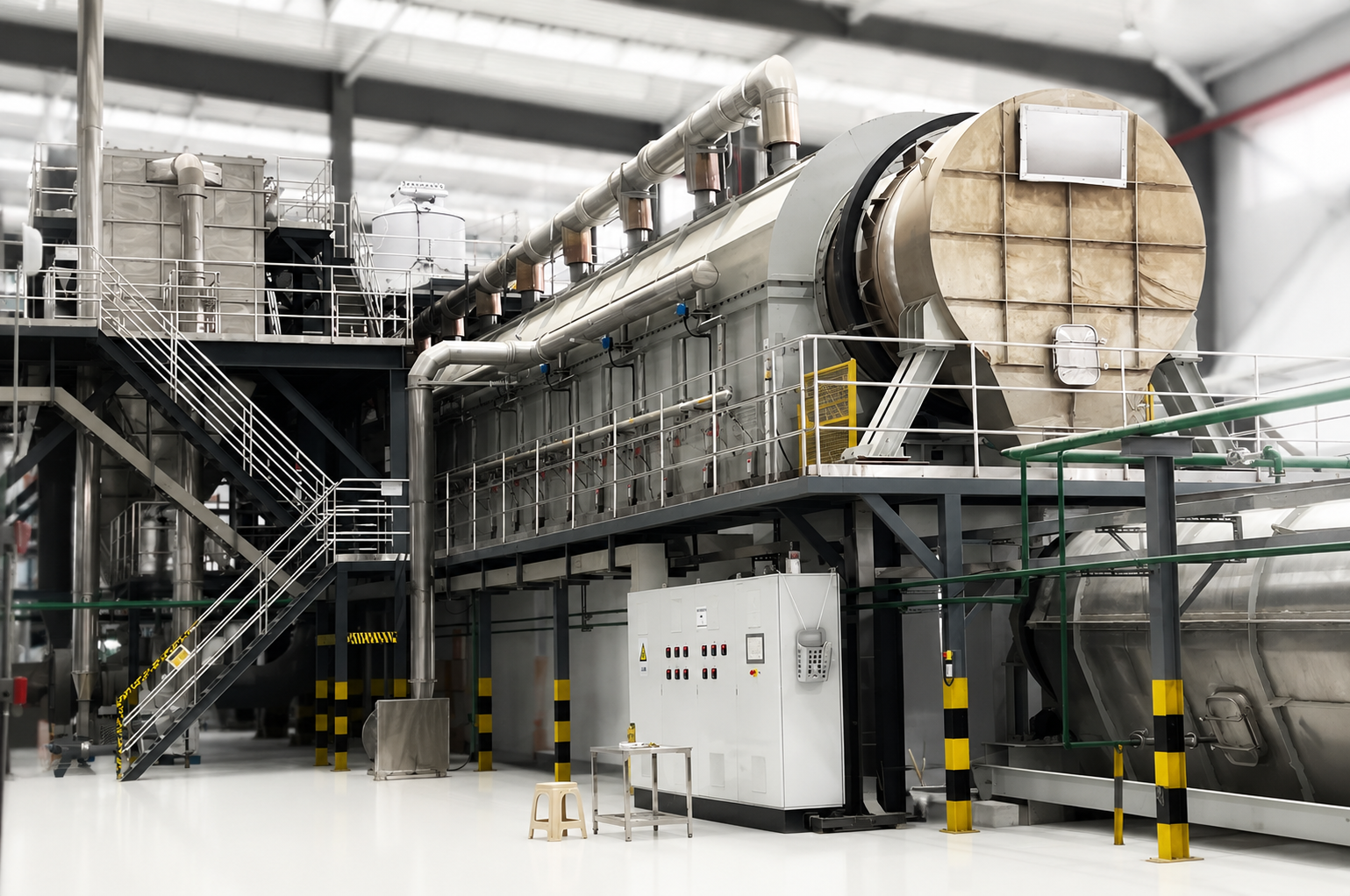 Continuous rotary roaster (rotary kiln) 03
