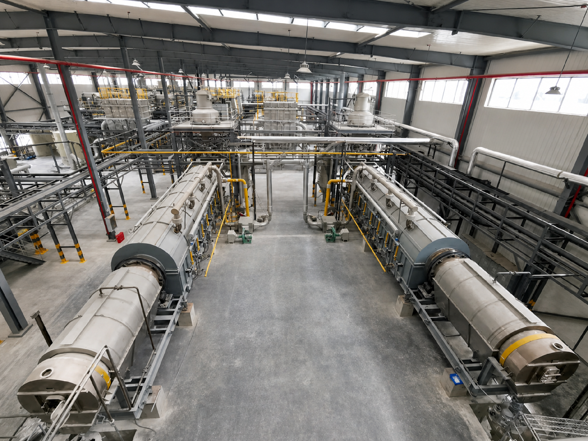 Closed-loop rotary kiln drying system