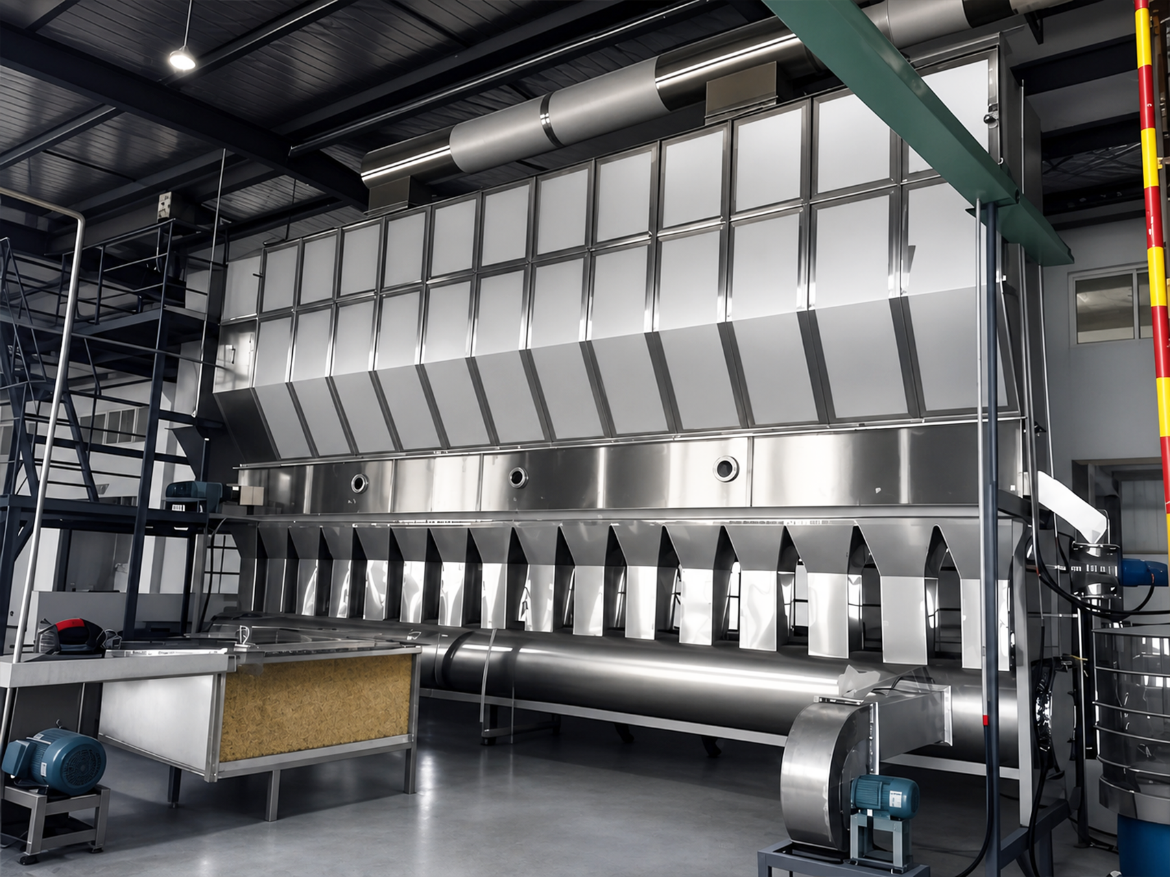 Closed-loop circulating fluidized bed drying system